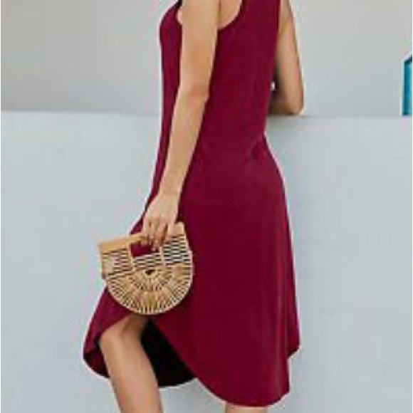 🆕🎉HP🎉
Zattcas Womens Jersey Sleeveless VNeck Racerback Summer Midi Dress - Picture 4 of 9